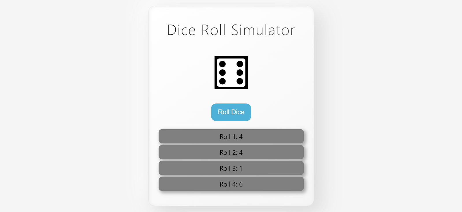 Dice Roller